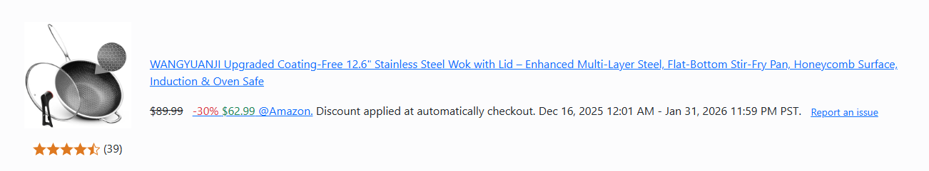 Wok Pan Search Result