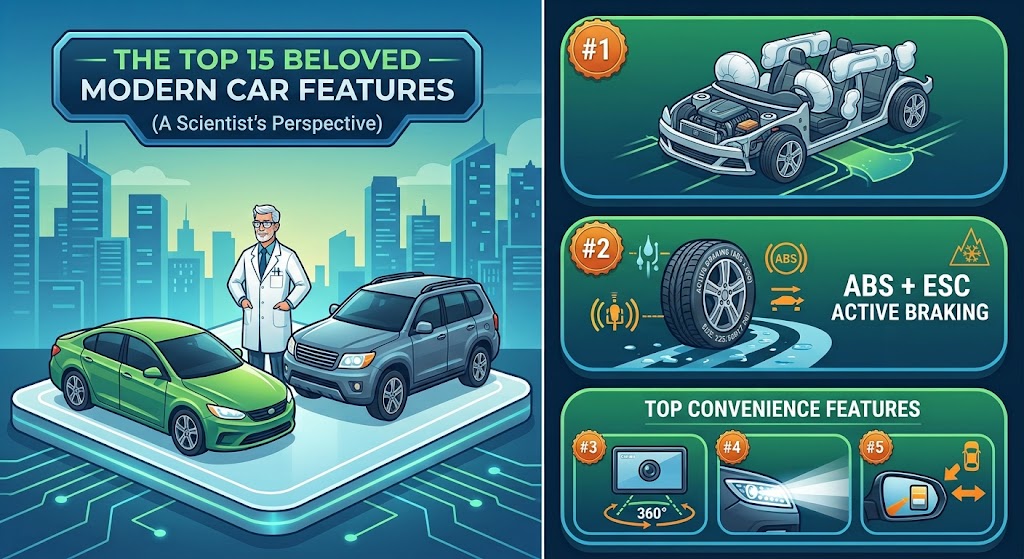 Top 15 Most Loved Features on Modern Cars